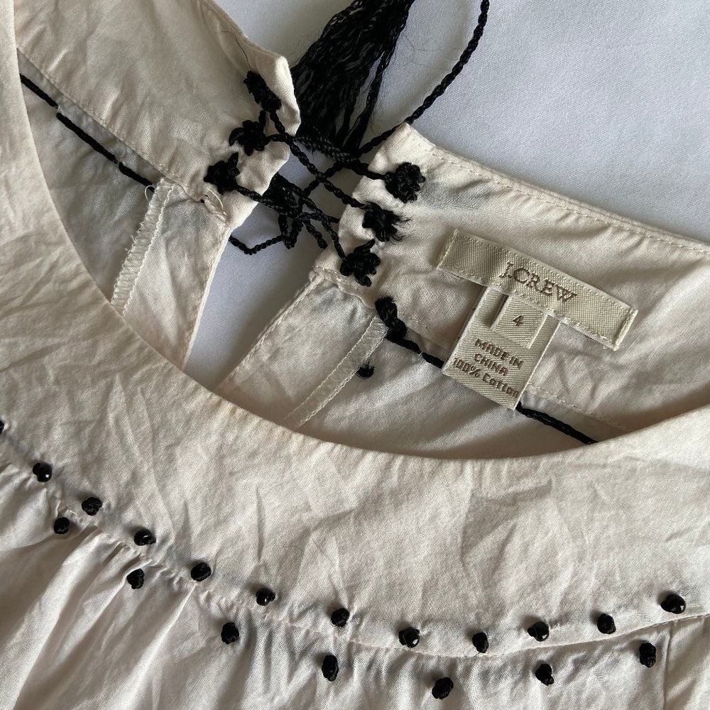 Detailed J. Crew Scalloped Top